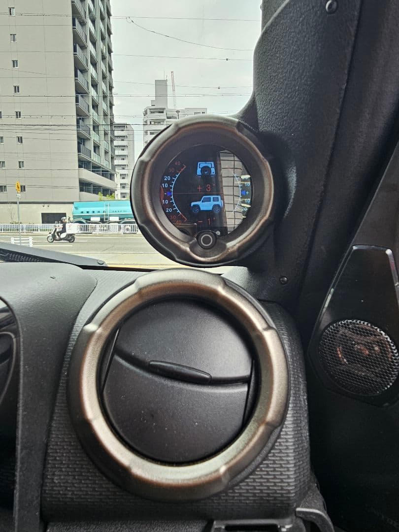 JB64 JB74 Aピラー用傾斜計フード Autool X95専用設計