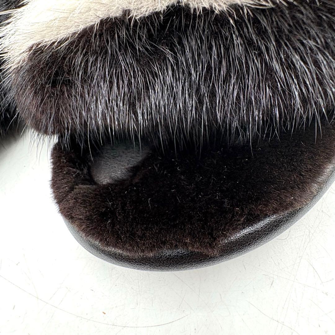 ルイヴィトン ホーミーライン ミンク ミュール 【41〜42】 スリッパ 室内