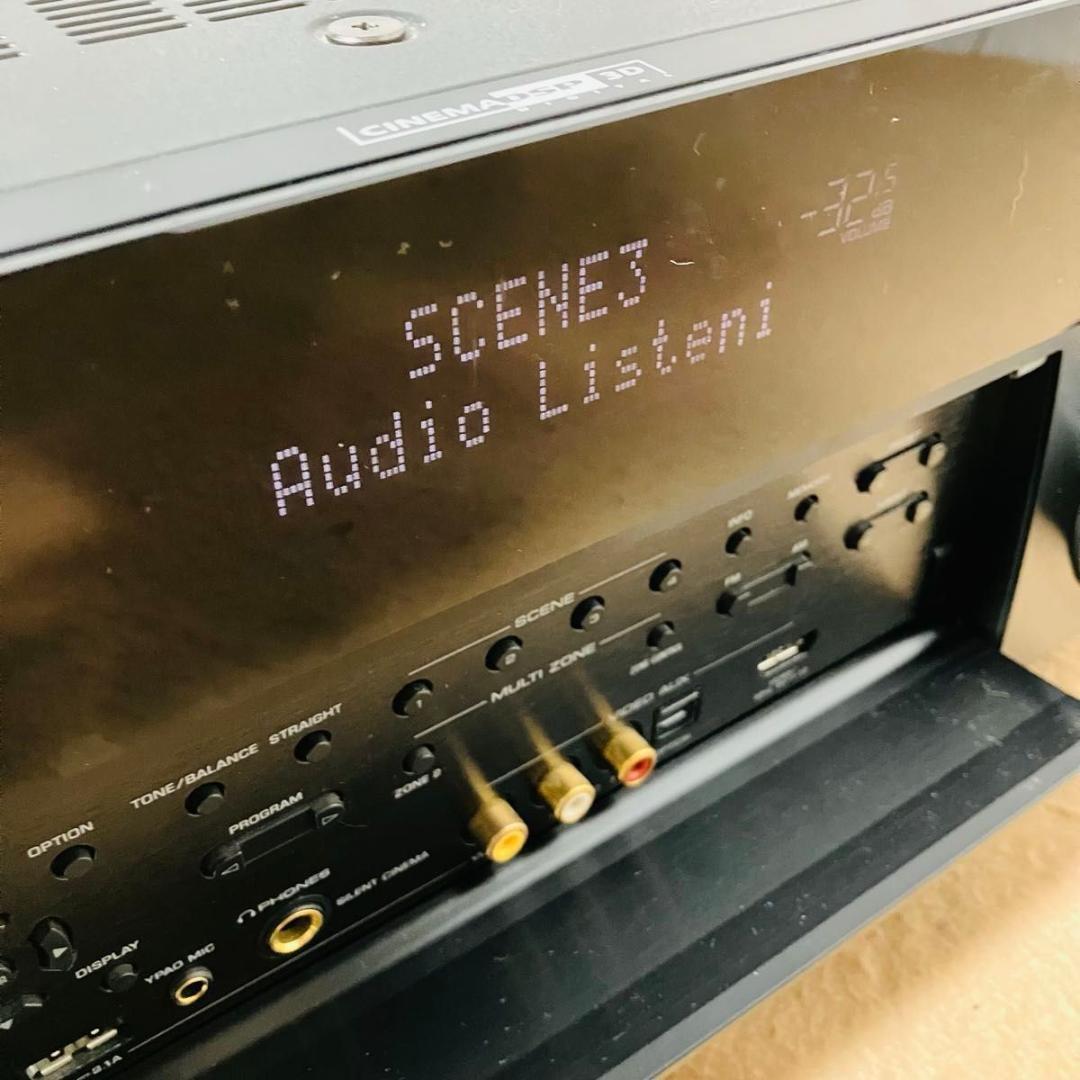 【美品】YAMAHA AVレシーバー RX-A1030 ブラック リモコン付