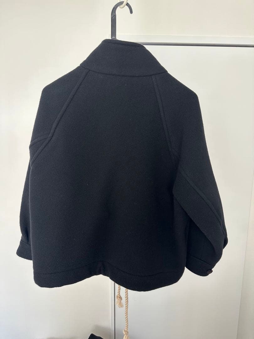 ジャケット・アウター HYKE DOUBLE FACE DUFFEL JACKET 24AW