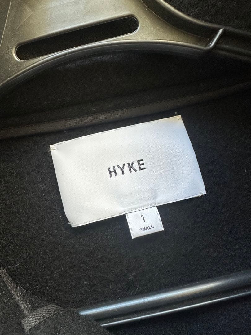 ジャケット・アウター HYKE DOUBLE FACE DUFFEL JACKET 24AW