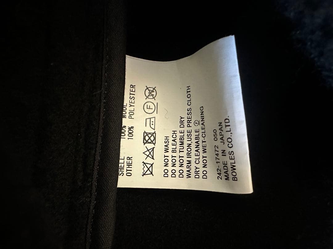 ジャケット・アウター HYKE DOUBLE FACE DUFFEL JACKET 24AW