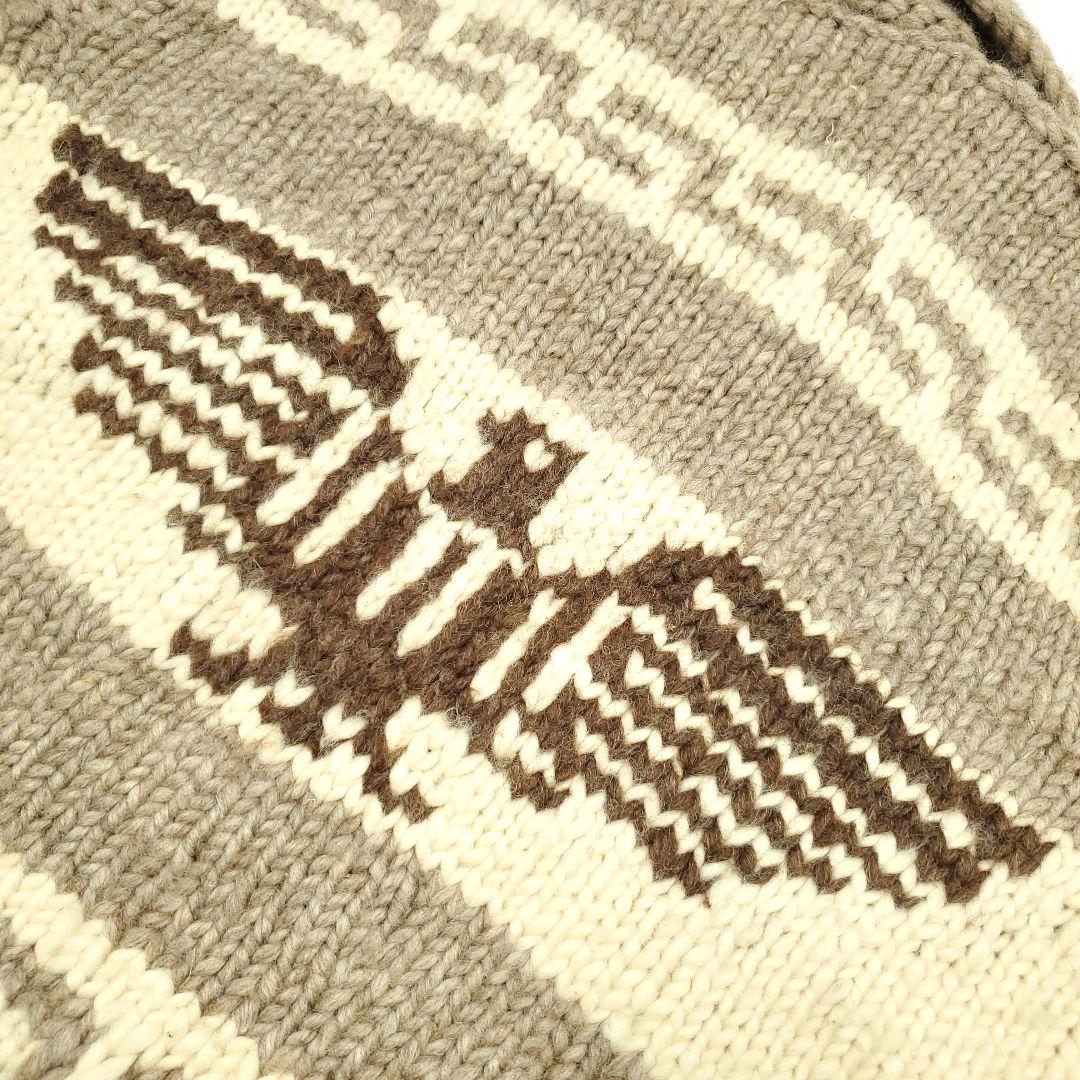 シリアルNo.◆COWICHAN INDIAN◆カナダ製カウチンセーター1129