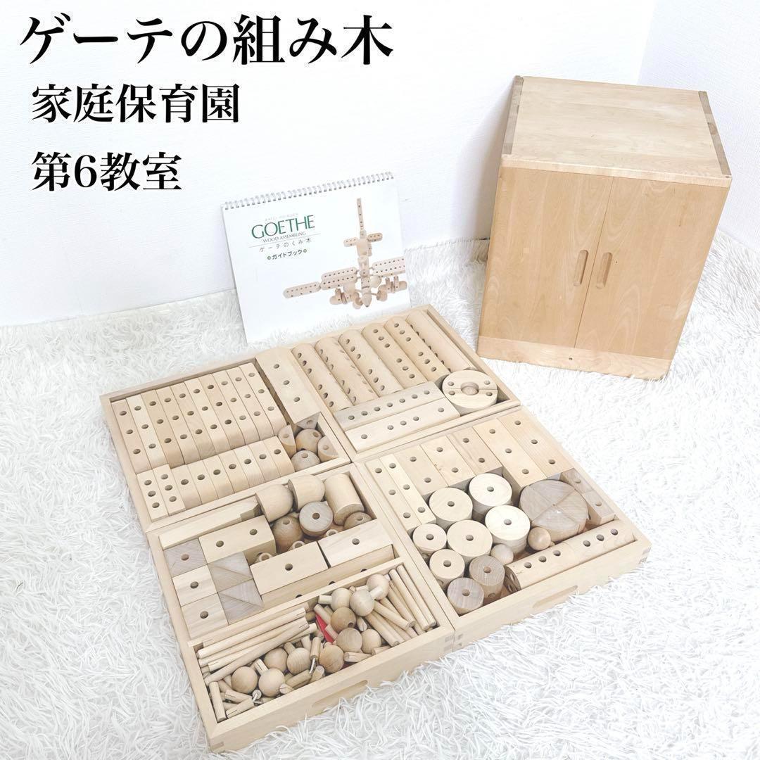 ✨廃盤・希少✨　ゲーテの組み木 家庭保育園 第6教室　扉箱付き