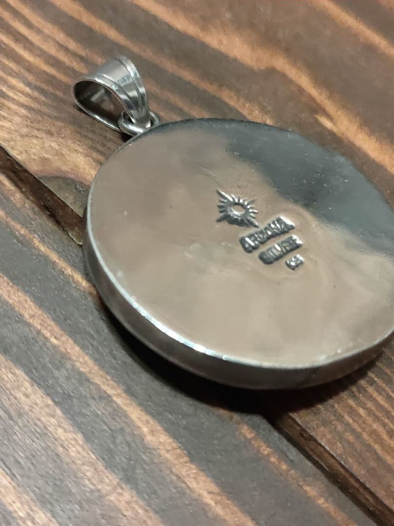 ARIZONA FREEDOM SV925 K18 ターコイズ ネックレストップ