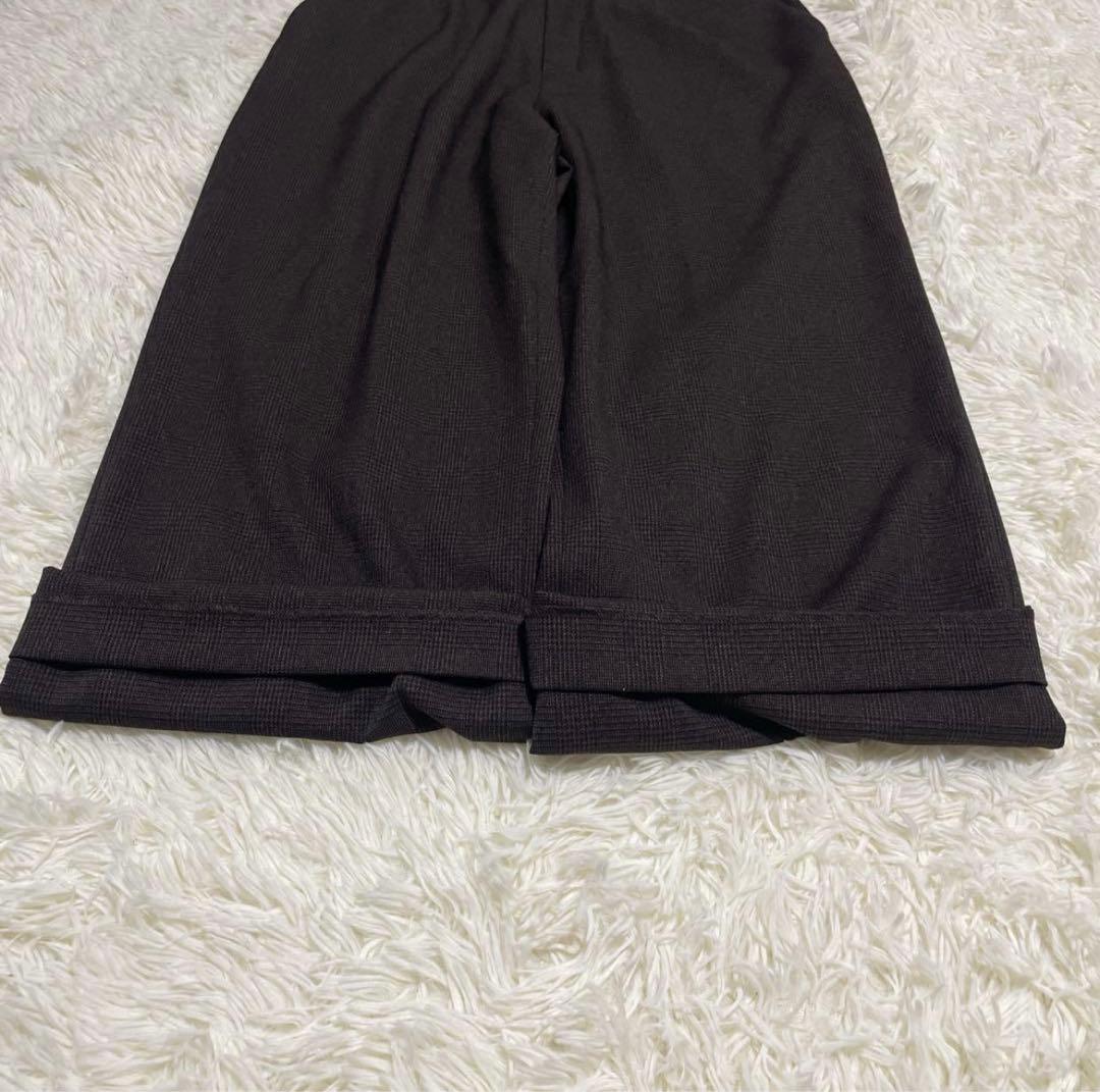 美品2L【LIPLIA 洗えるストレッチセットアップ対応 ウール調ノーカラーJK