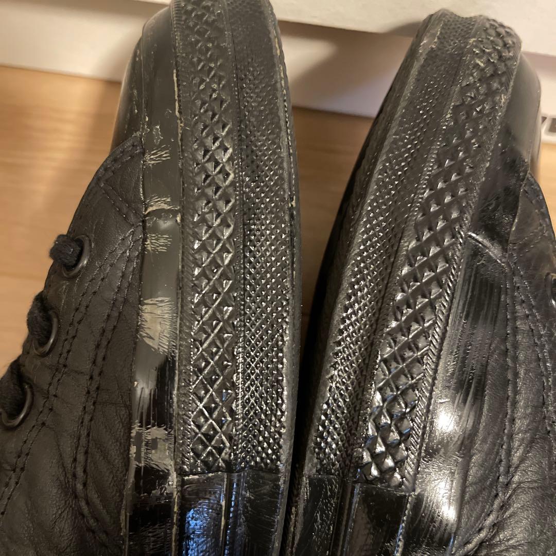 【良品】コンバース CT70 LEATHER BLACK LOW ブラック 28