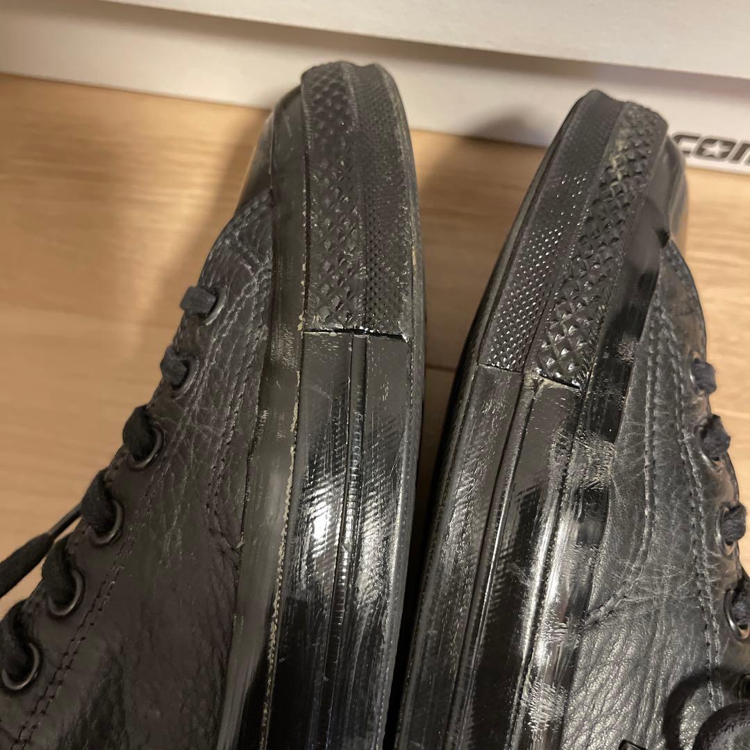 【良品】コンバース CT70 LEATHER BLACK LOW ブラック 28