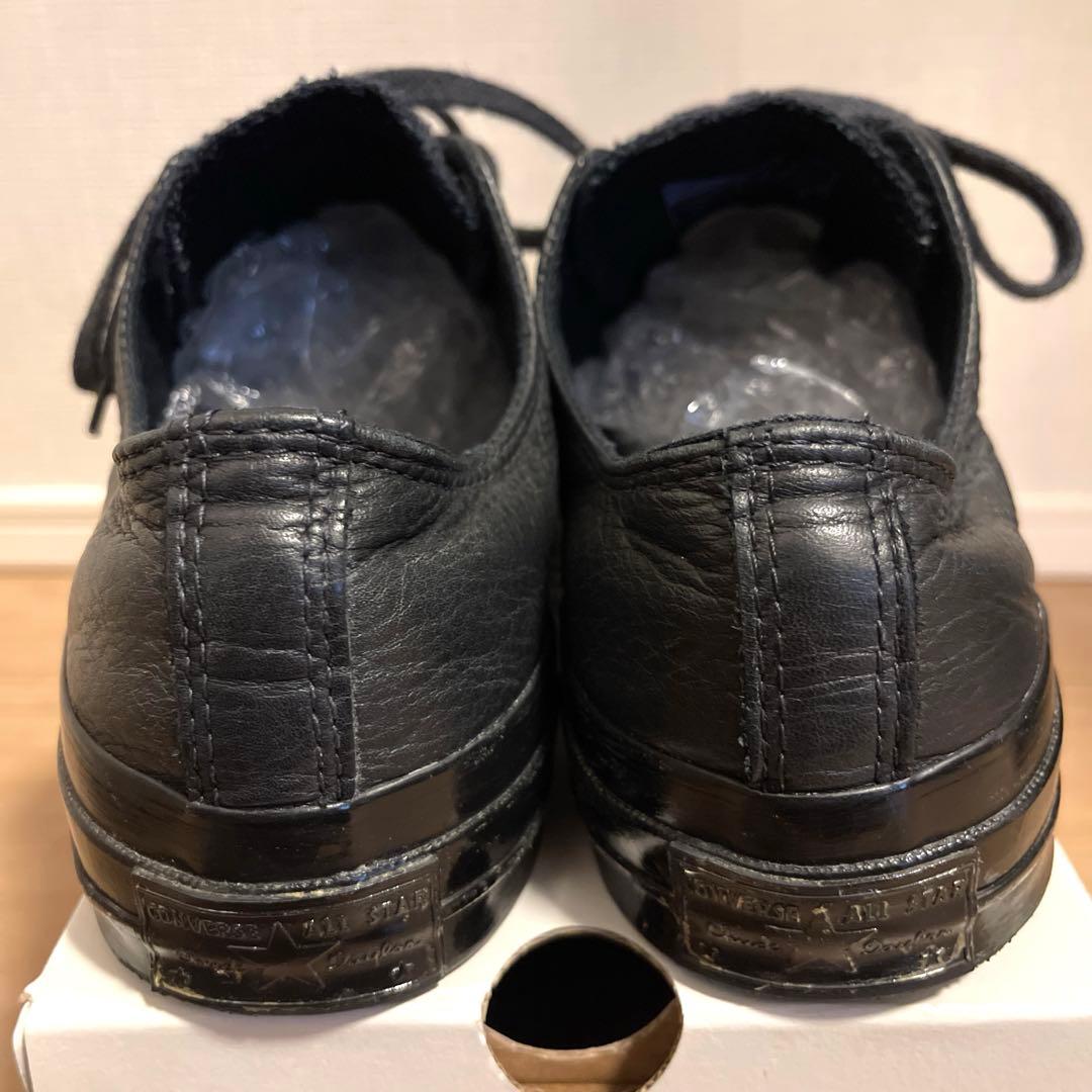 【良品】コンバース CT70 LEATHER BLACK LOW ブラック 28