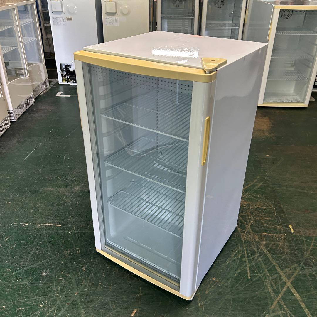 127業務用 冷蔵ショーケース オフィスコンビニ XW-105 左右開き 小型