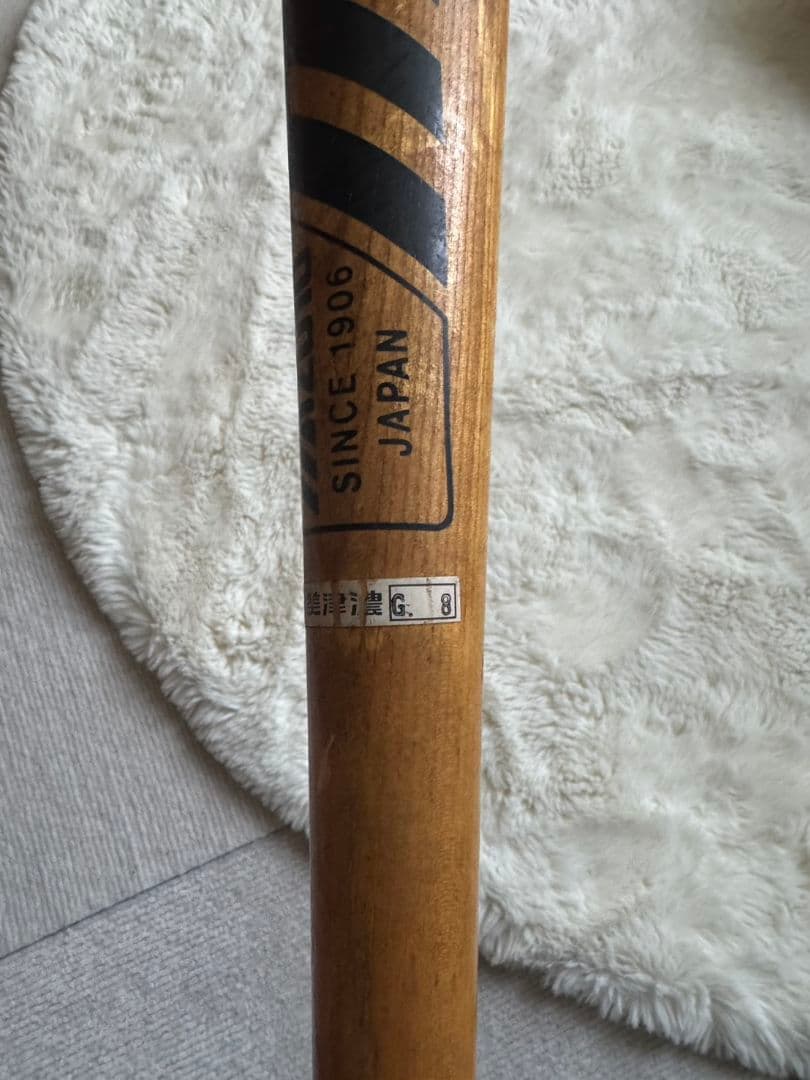 原辰徳　実使用サイン入りMizuno 木製バット