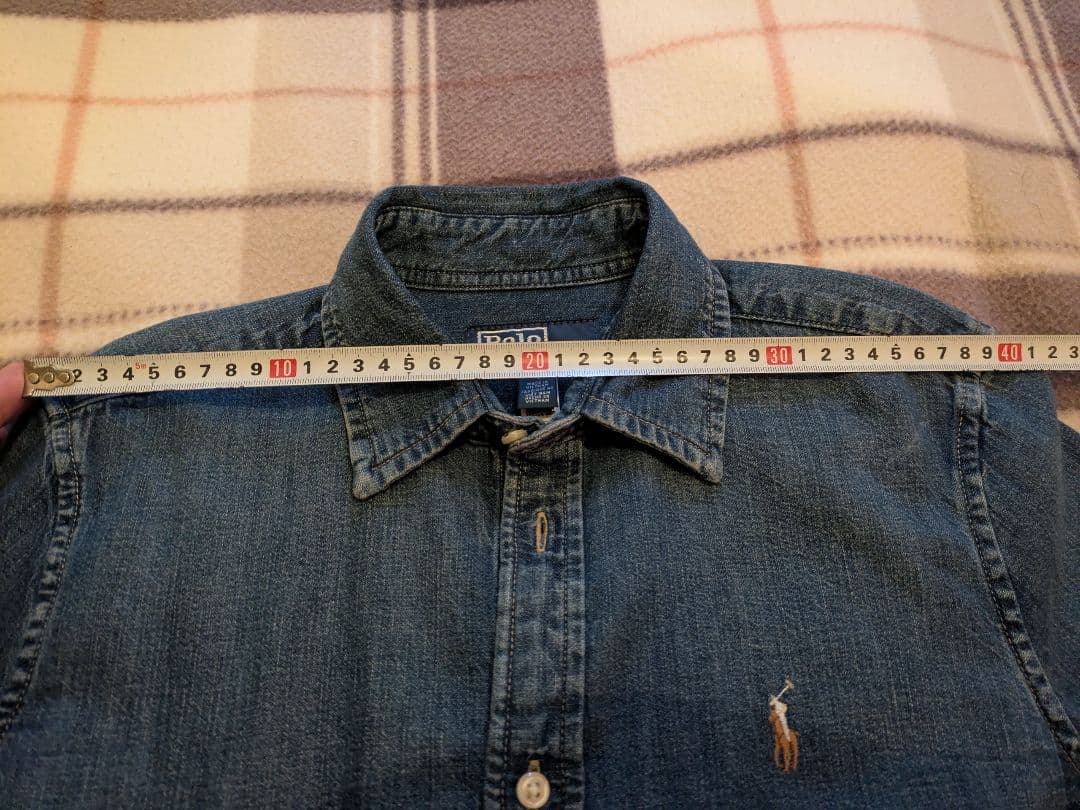 ポロラルフローレン スリムフィットデニムシャツ