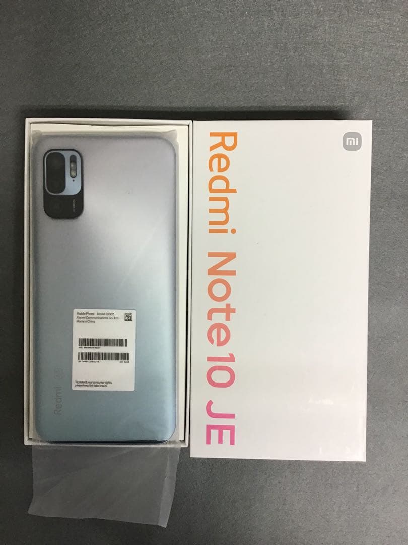 新品未使用 SIMフリーRedmi Note10 JE XIG02