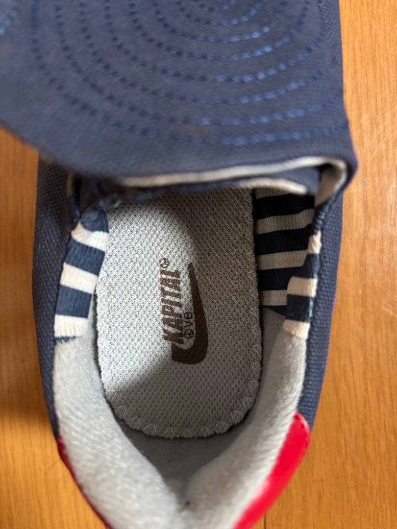 キャピタルKAPITAL キャンバスセーラーコハゼ タビスニーカー