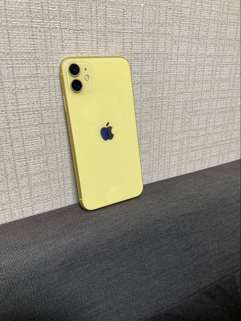 値下げ!早い者勝ち!美品/SIMフリー/iPhone11イエロー64GBジャンク