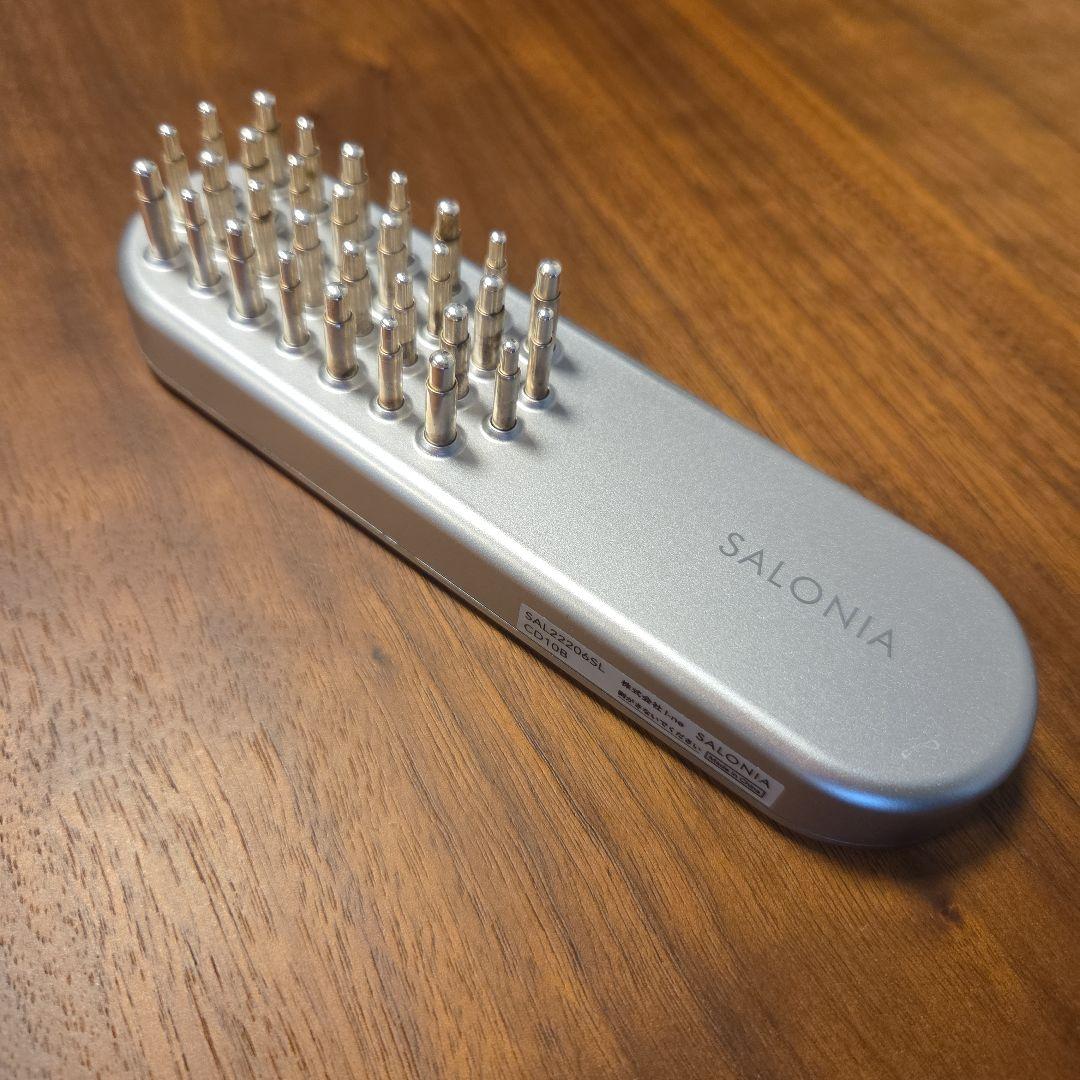 SALONIA EMS LIFT BRUSH シルバー　取扱説明書付き
