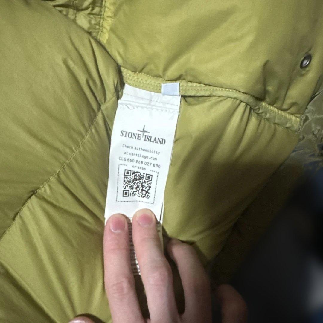 限定セールこれ以上下げれませんグリーン stone ダウンジャケット