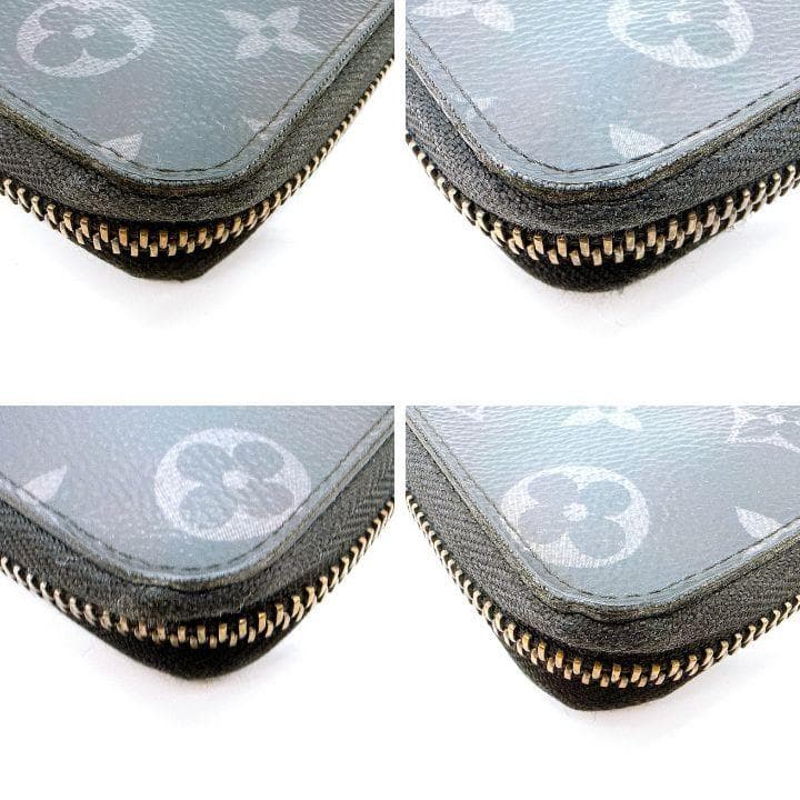 ルイヴィトン ジッピー・ウォレット・ヴェルティカル モノグラム・エクリプス長財布