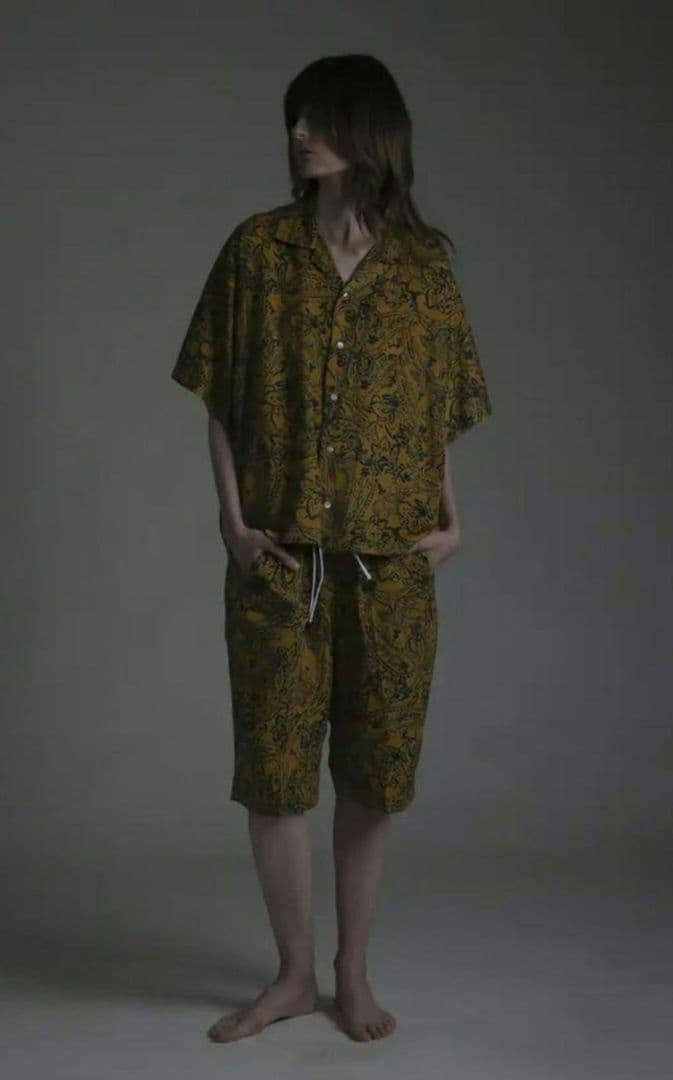 【新品】定価7万円 ATHA ペイズリー柄 シャツ セットアップ