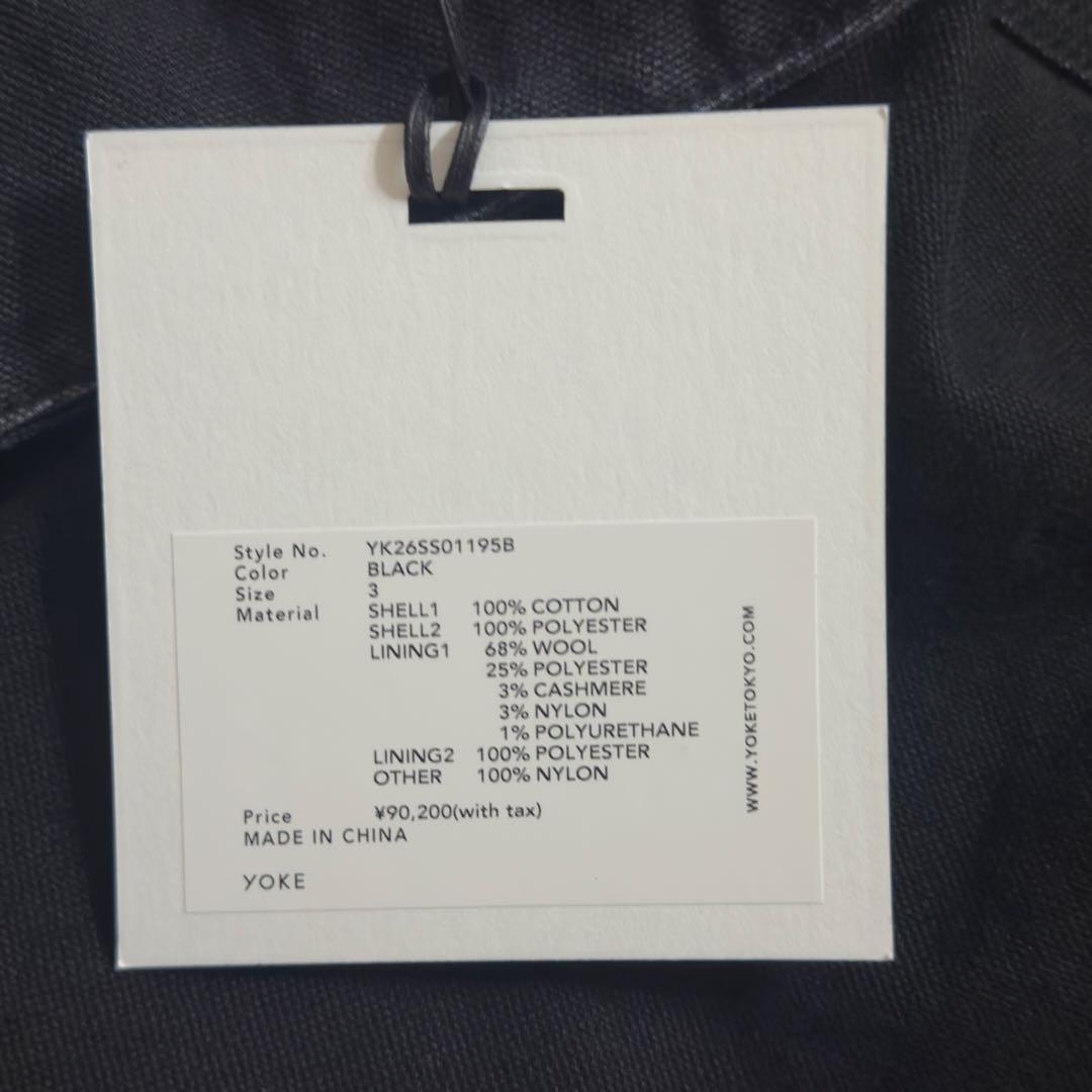 【新品】YOKE Connected Work Jacket サイズ3