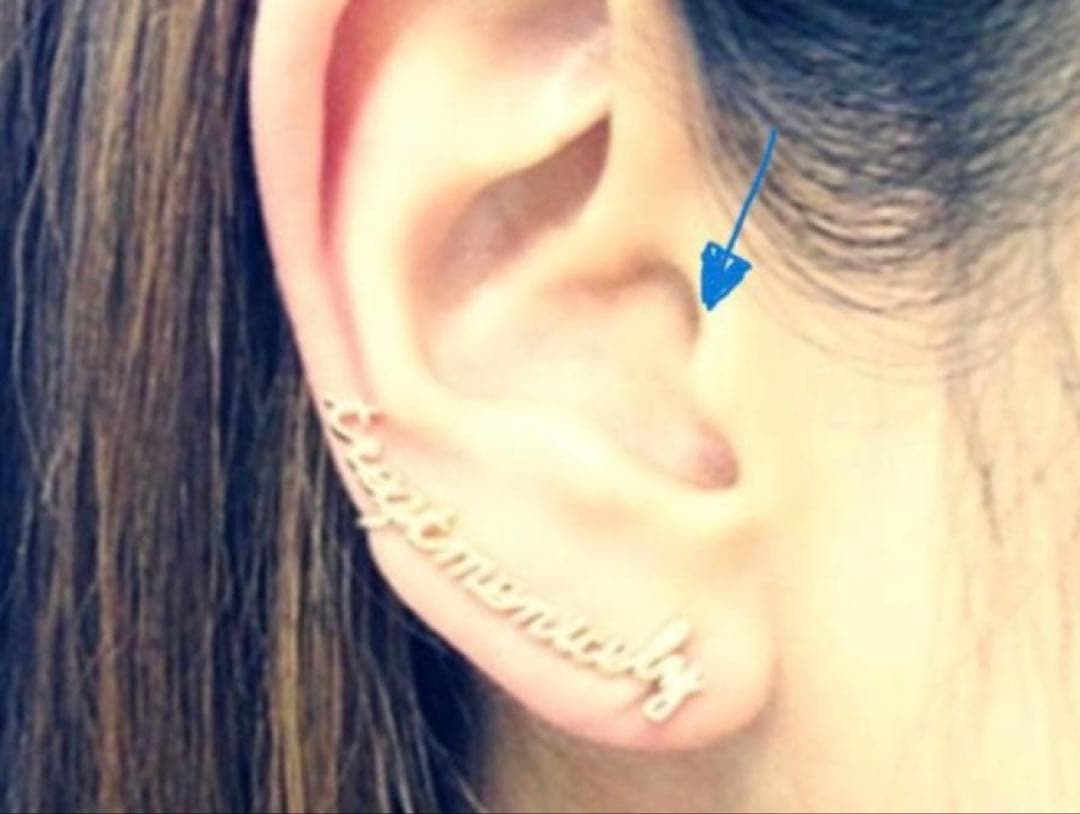 ete×一ツ山佳子コラボ　tattooピアス　右耳用