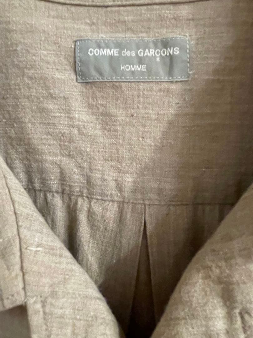 COMME des GARÇONS ベージュメンズ長袖シャツ