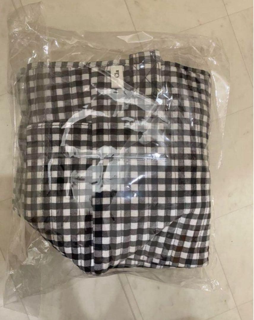 ラスト1点【完売品】クラステラー clastellar ギンガチェックヌビバッグ