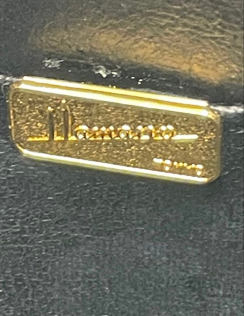 し*ぽ様 ハマノ ロイヤルモデル ハンドバッグ ゴールド金具