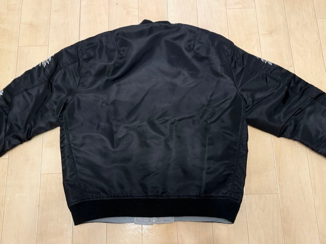 90s リバーシブルA BATHING APE 刺繍 NIGO期　スカジャン