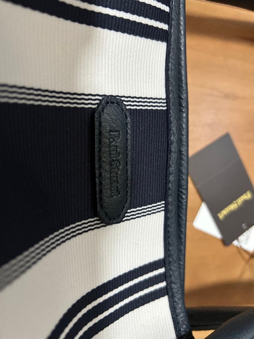 週末限定値下げ！【新品未使用】Paul Stuart ストライプ トートバッグ