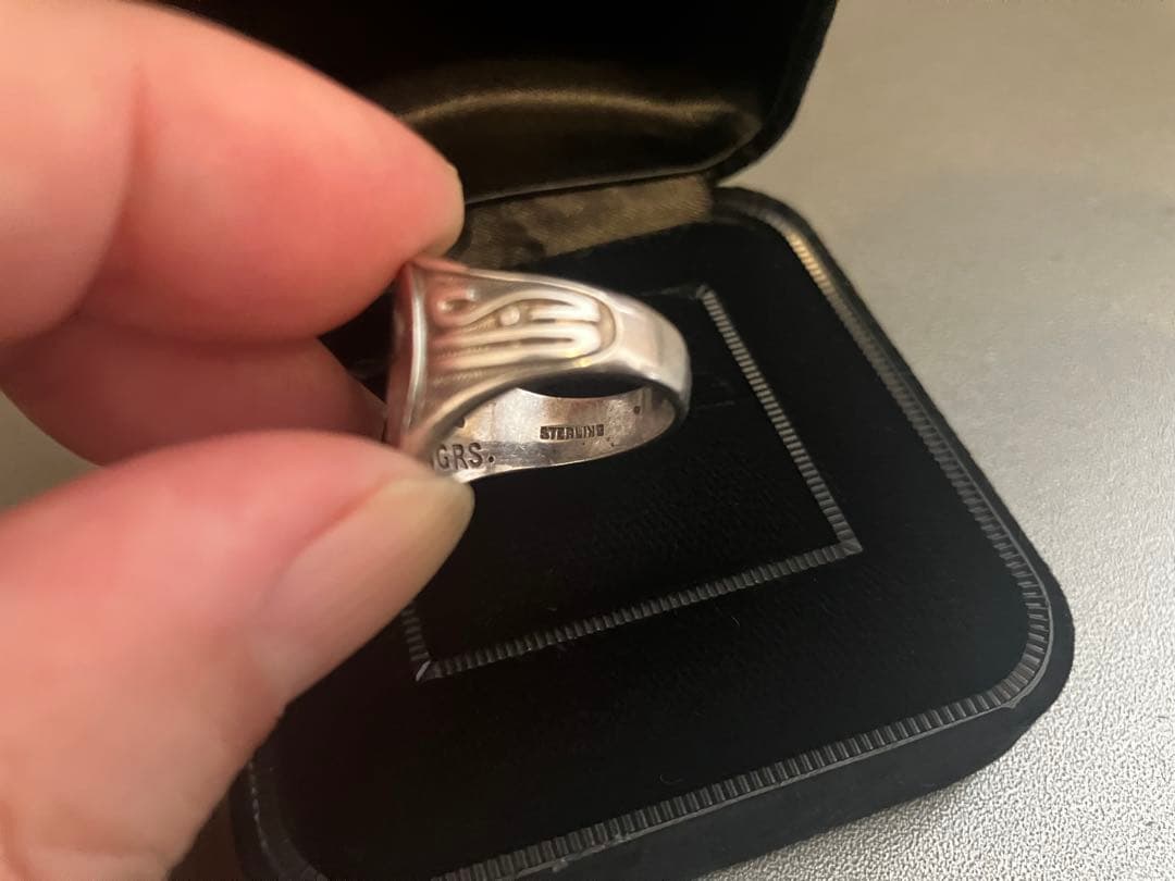米軍　ヴィンテージリング　シルバーリング　ミリタリーリング　シグネットリング