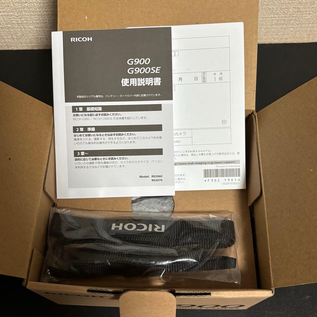 訳あり新品RICOH G900 R02060 BLACK 未使用