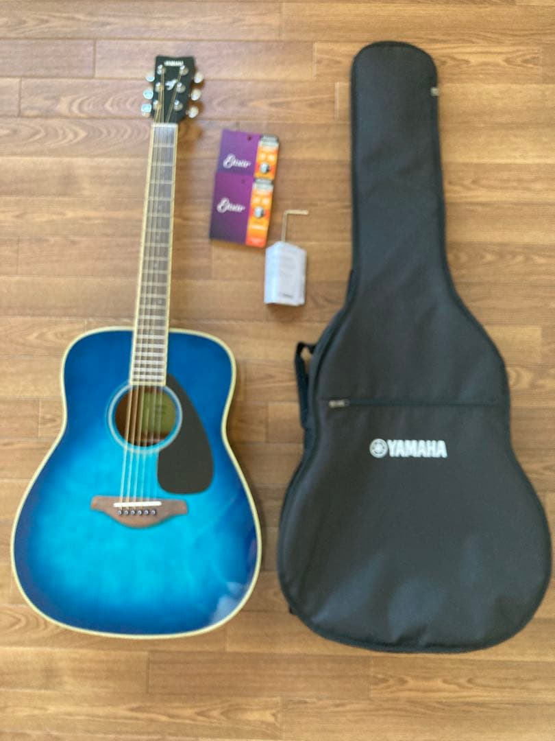 【新品購入・ほぼ未使用】YAMAHA FG820 エリクサー弦　2セット付き