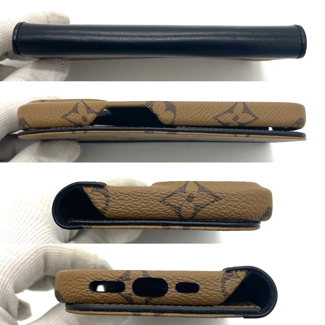 【極美品】ルイヴィトン iPhoneケース 15pro モノグラム リバース