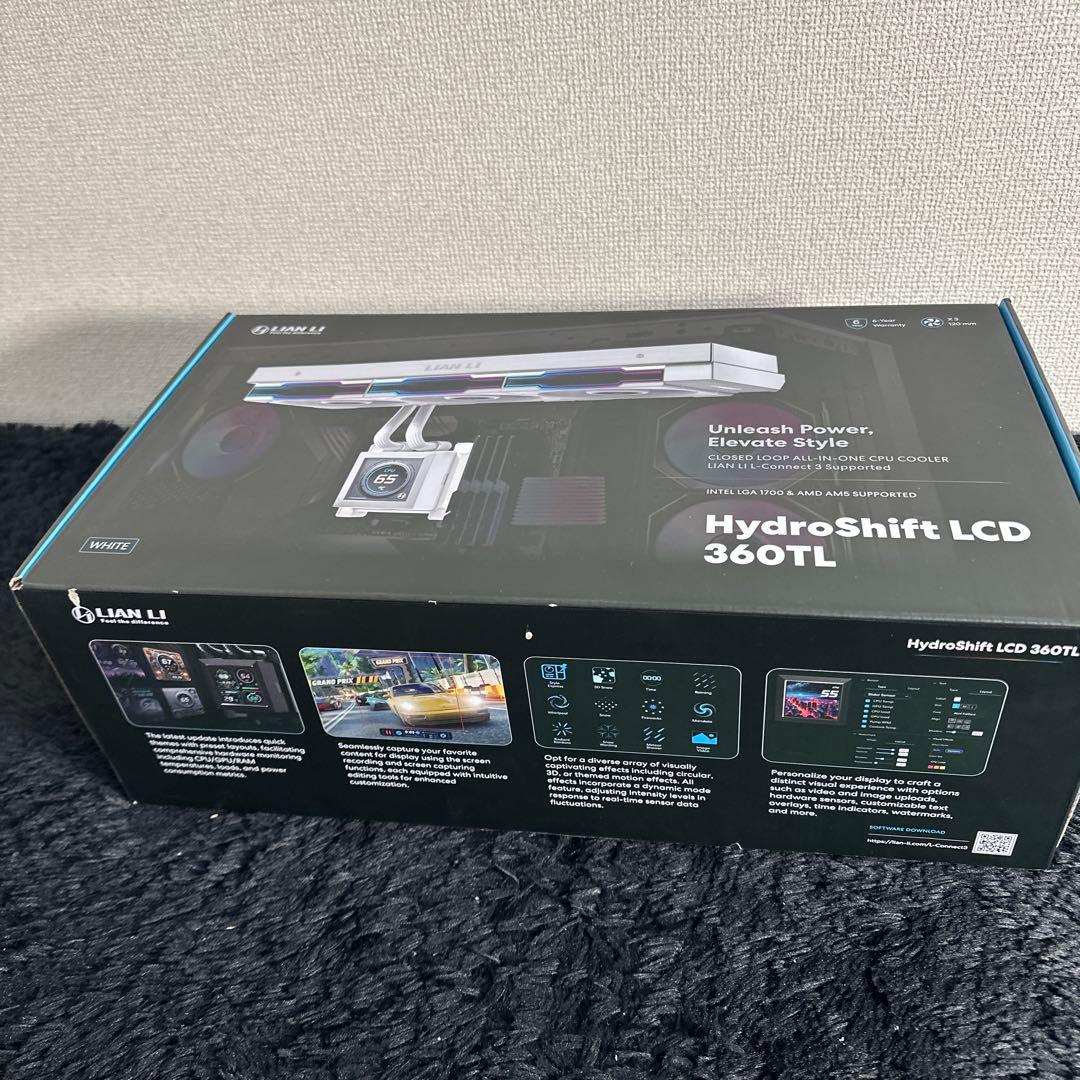 LIAN LI CPUクーラー HydroShift LCD 360TL 白