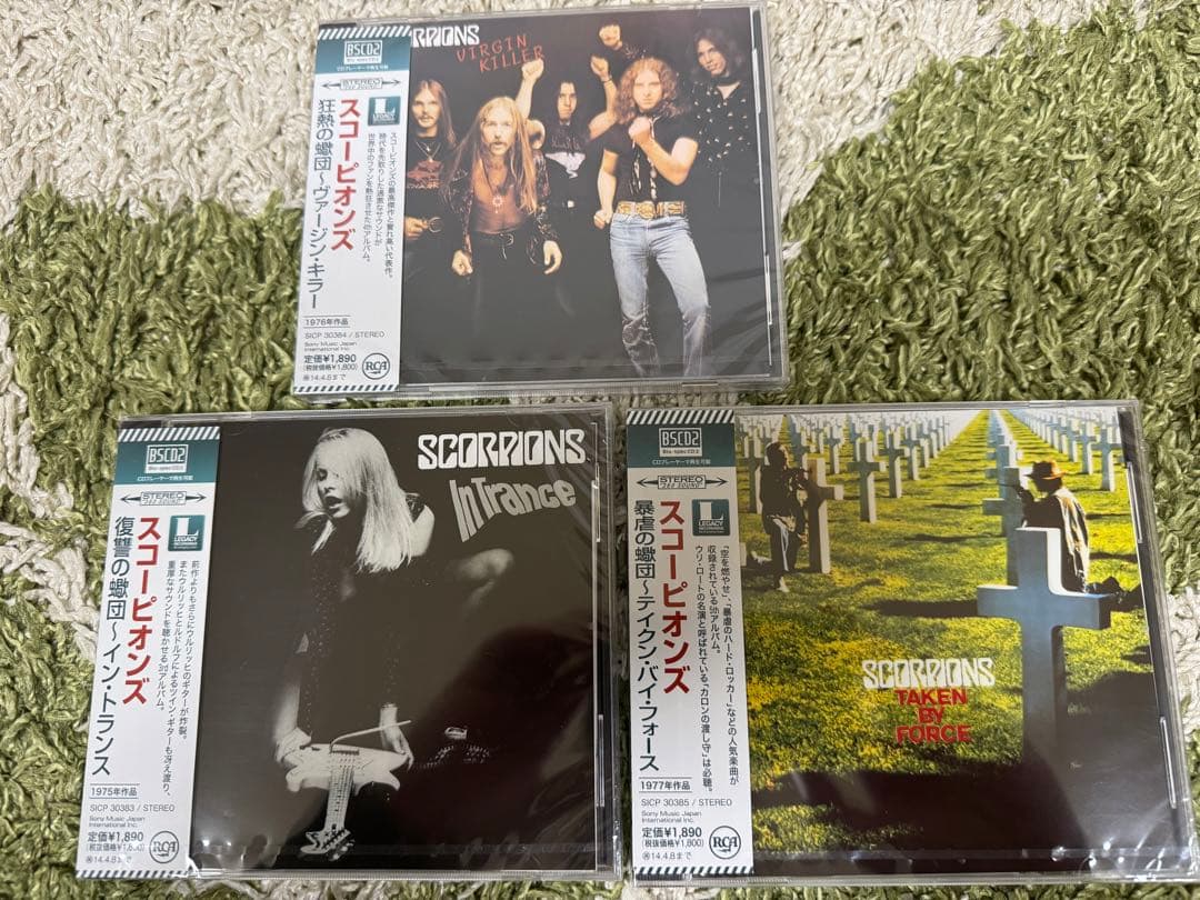 新品！スコーピオンズ CD 3枚セット BSCD2 SCORPIONS 未開封品