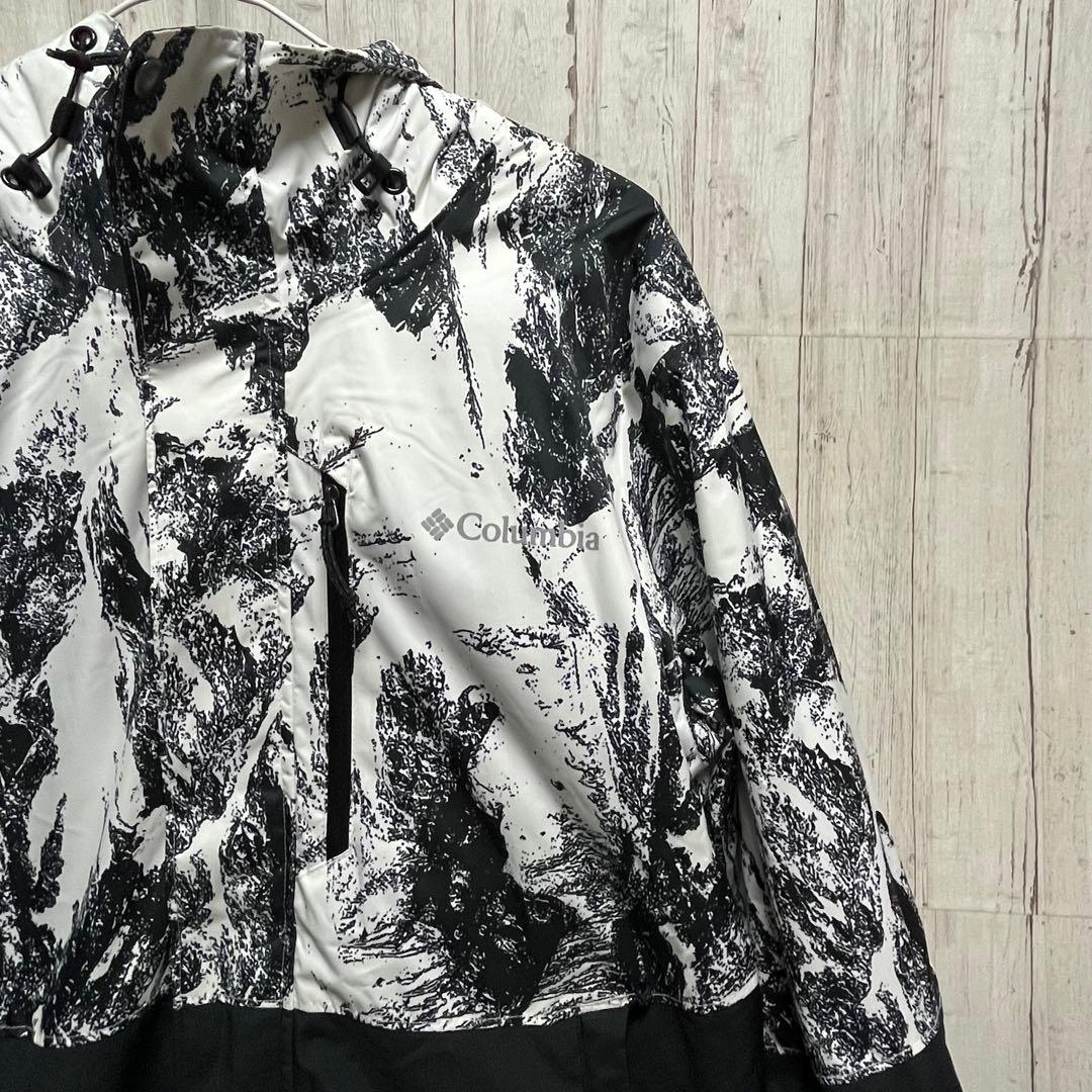 Columbia スノーボードジャケット 白/黒