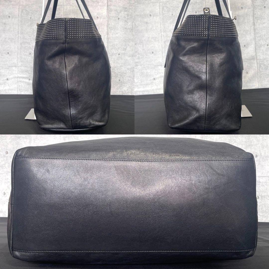 専用品JIMMY CHOO PIMLICO BLACK スタースタッズ トート