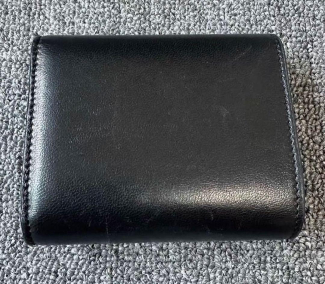 CELINE セリーヌ トリオンフ スモールウォレット三つ折り財布 ブラック☆