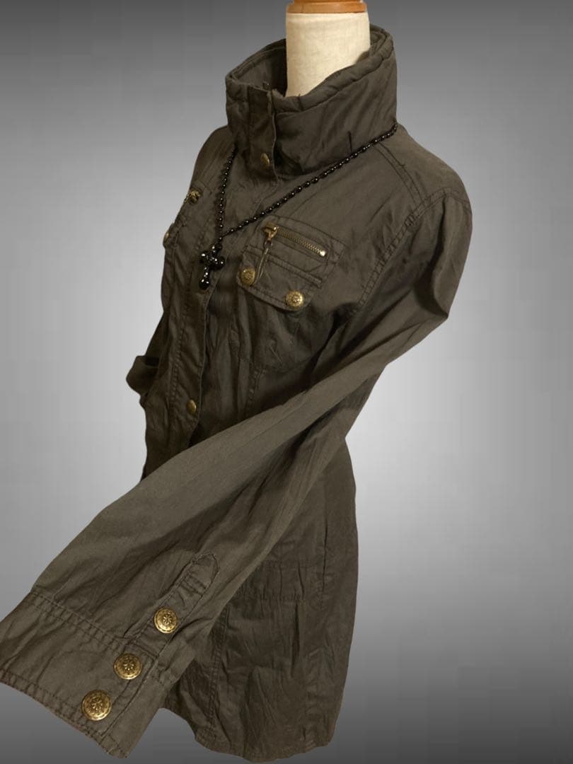 y2k00sミリタリーミニワンピフェアリーグランジ平成ギャルNANAパンクロック