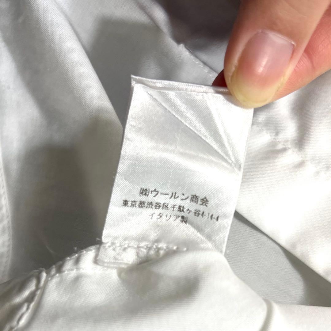 ブルネロクチネリ ボタンダウンシャツ 長袖 白 ホワイト SLIM FIT