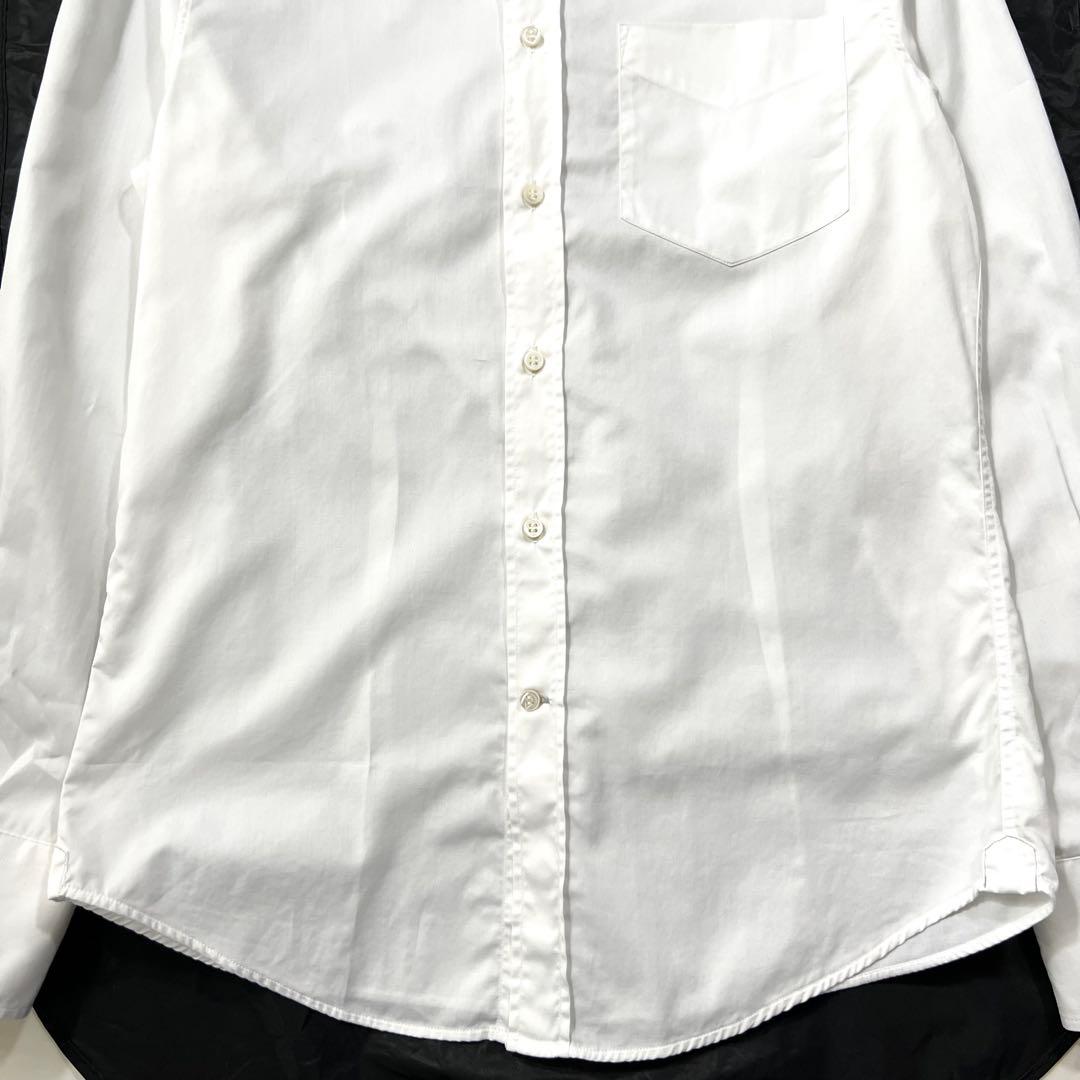 ブルネロクチネリ ボタンダウンシャツ 長袖 白 ホワイト SLIM FIT