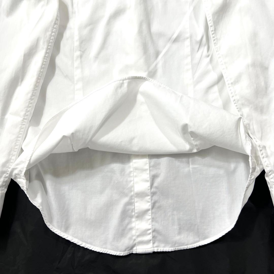 ブルネロクチネリ ボタンダウンシャツ 長袖 白 ホワイト SLIM FIT