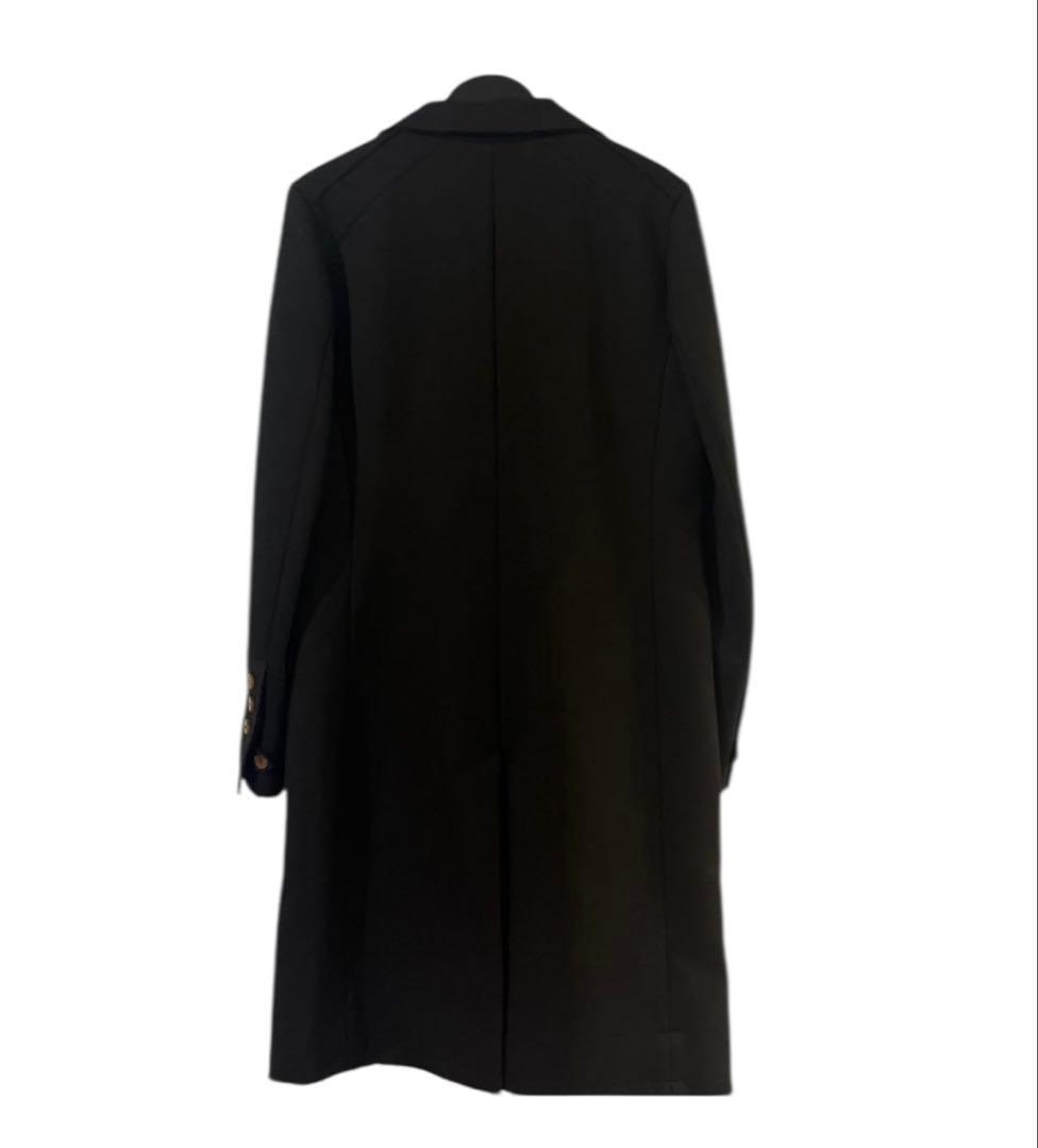 【美品】 HELMUT LANG ヘルムートラング ダブル ウール コート 黒