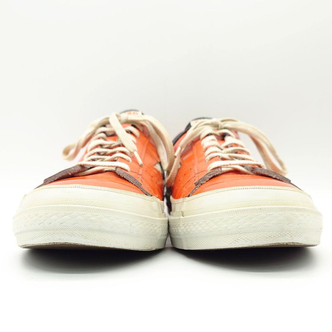 【貴重】CONVERSE ワンスター オレンジ レザー スニーカー US9