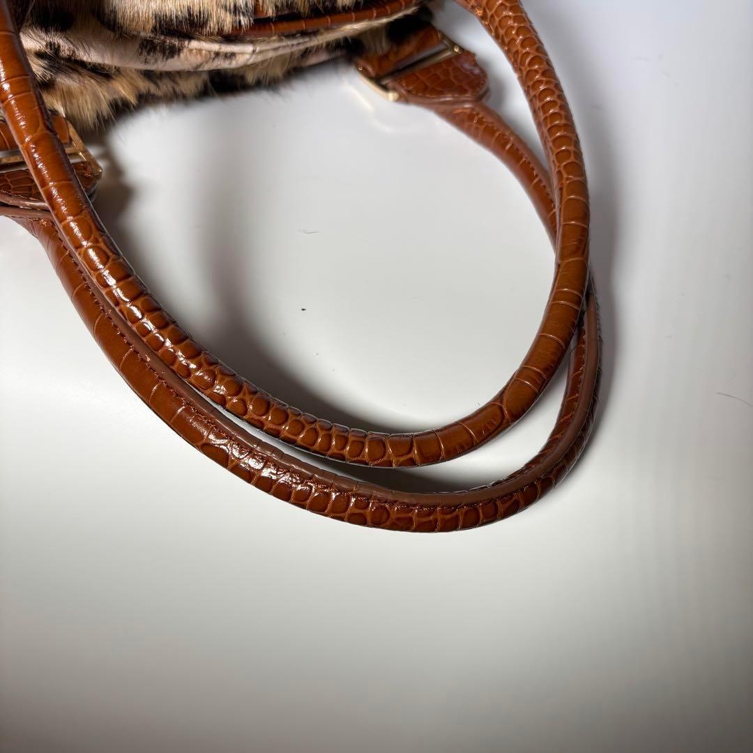 ✨️良品✨️muta ムータ 8バッグ ハラコ レザー ボストンバッグ