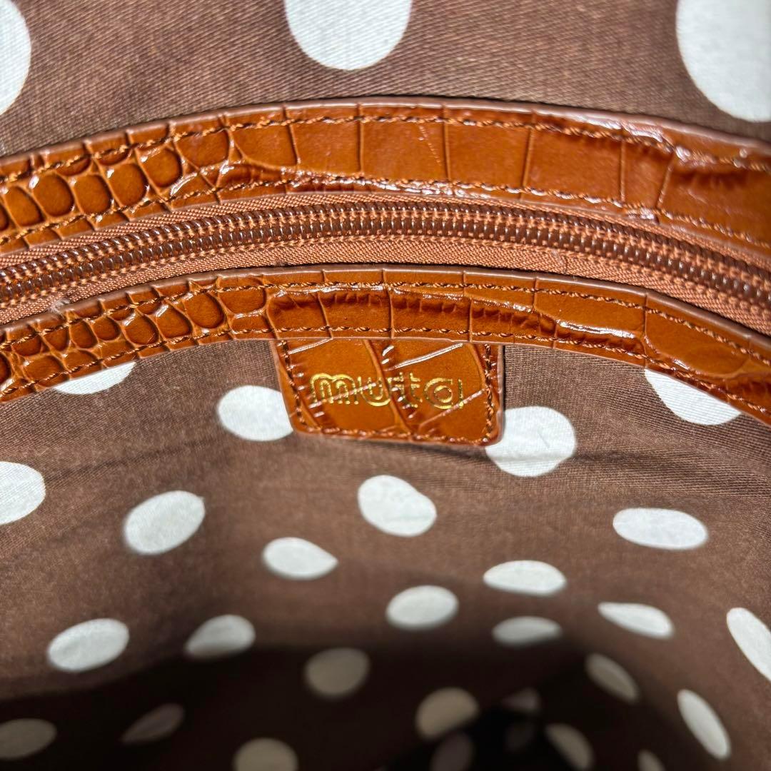 ✨️良品✨️muta ムータ 8バッグ ハラコ レザー ボストンバッグ