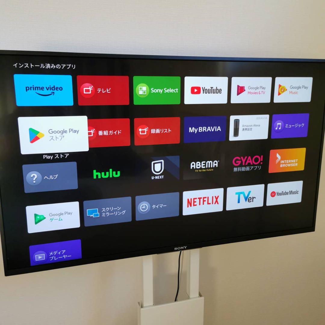 SONY KJ-43X8000E 43インチ液晶テレビ　WALL付き