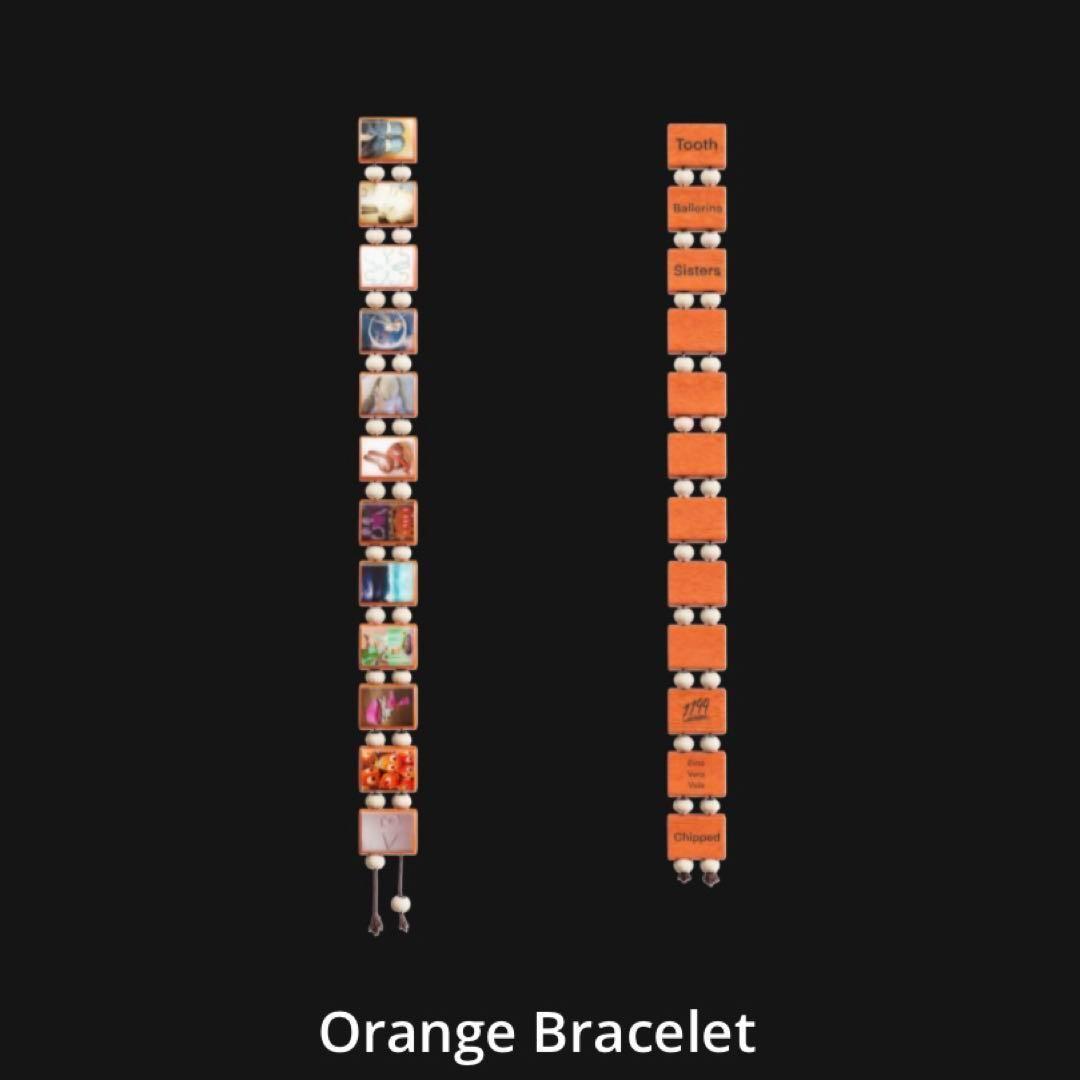 Bazo1199 fakemink ブレスレット エルメス オレンジ