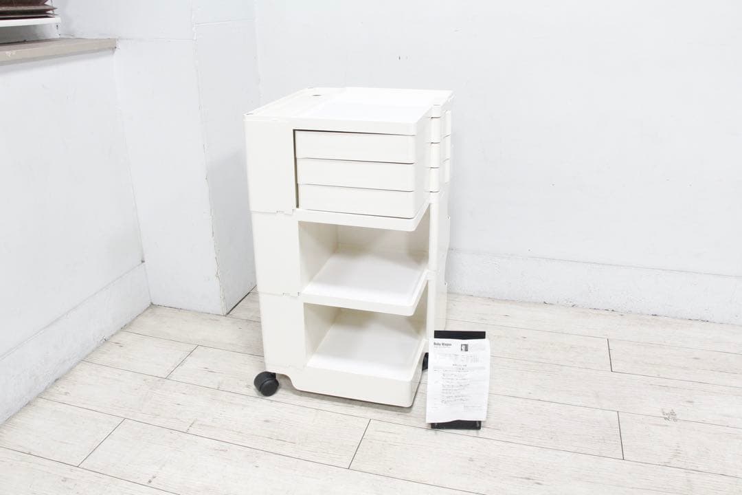 B-Line ビーライン ボビーワゴン 3段3トレイ ホワイト